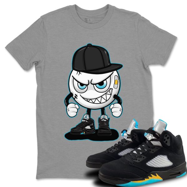 Mischief Unisex Short Sleeve Sneaker Tee - Shirt To Match 5s Retro Aqua Jezsport.com