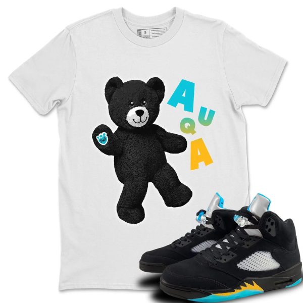 Hello Bear Unisex Short Sleeve Sneaker Tee - Shirt To Match 5s Retro Aqua Jezsport.com