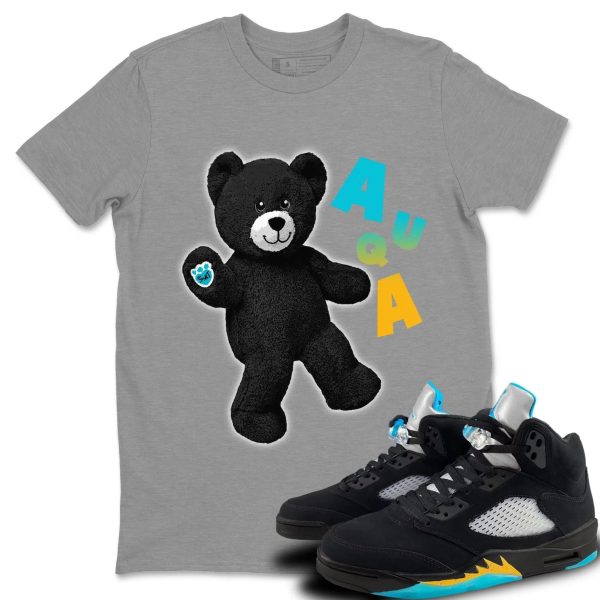 Hello Bear Unisex Short Sleeve Sneaker Tee - Shirt To Match 5s Retro Aqua Jezsport.com