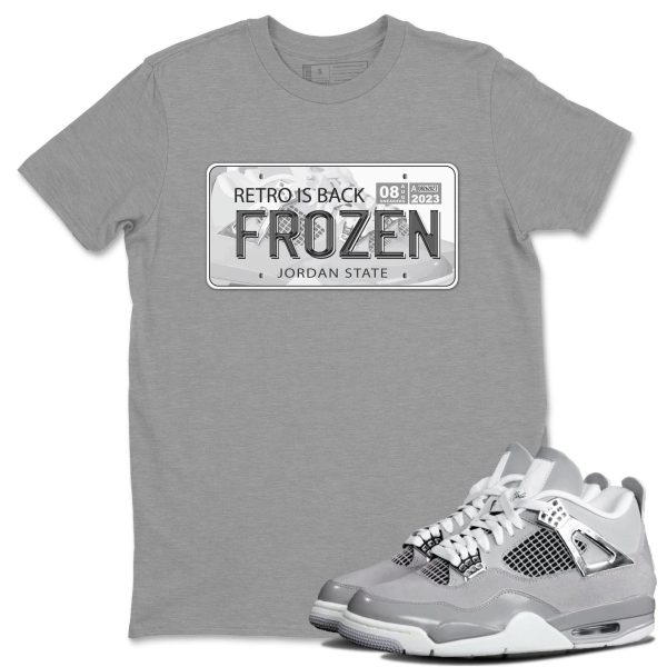 Sneaker Plate Sneaker T-Shirt Clothing - Shirt To Match 4s Retro Frozen Moments Jezsport.com