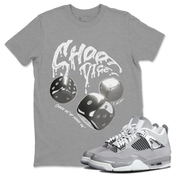 Shoot Dice Sneaker T-Shirt Clothing - Shirt To Match 4s Retro Frozen Moments Jezsport.com