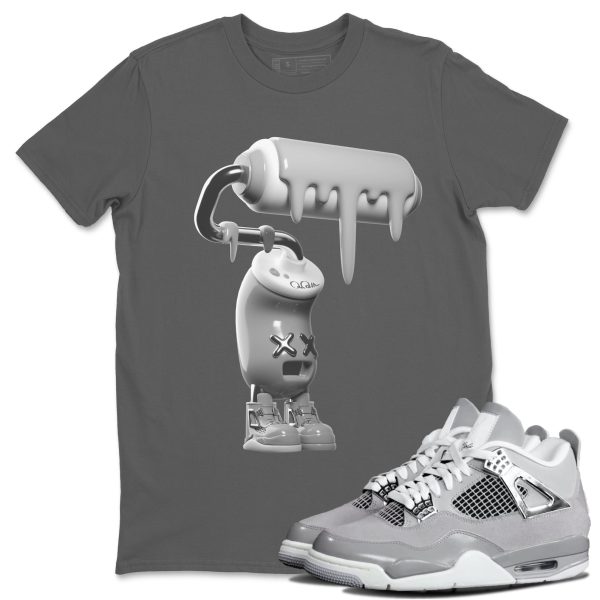 3D Paint Roller Sneaker T-Shirt Clothing - Shirt To Match 4s Retro Frozen Moments Jezsport.com