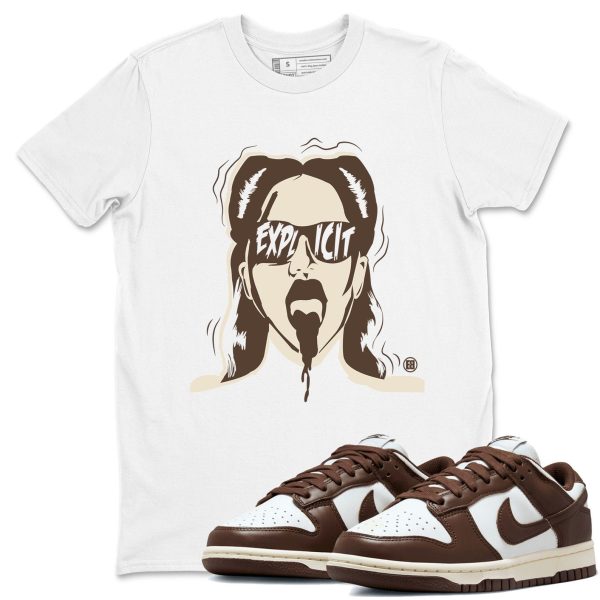 Explicit Sneaker Tee - Casual Unisex Cotton Sneaker T-Shirt To Match Dunks Cacao Wow Jezsport.com