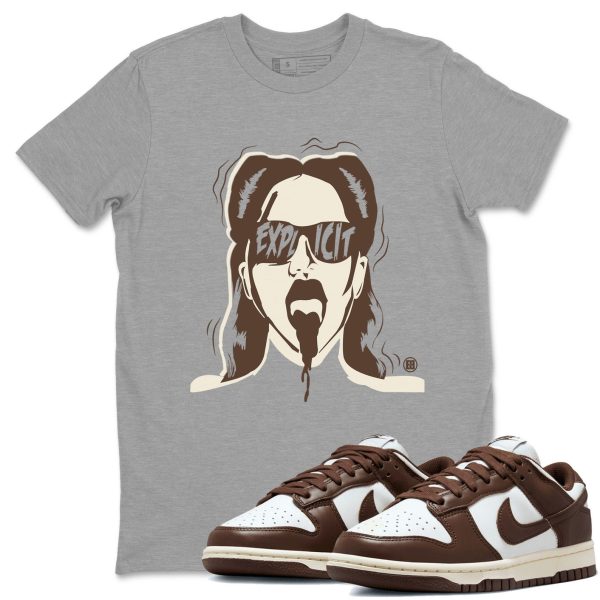 Explicit Sneaker Tee - Casual Unisex Cotton Sneaker T-Shirt To Match Dunks Cacao Wow Jezsport.com