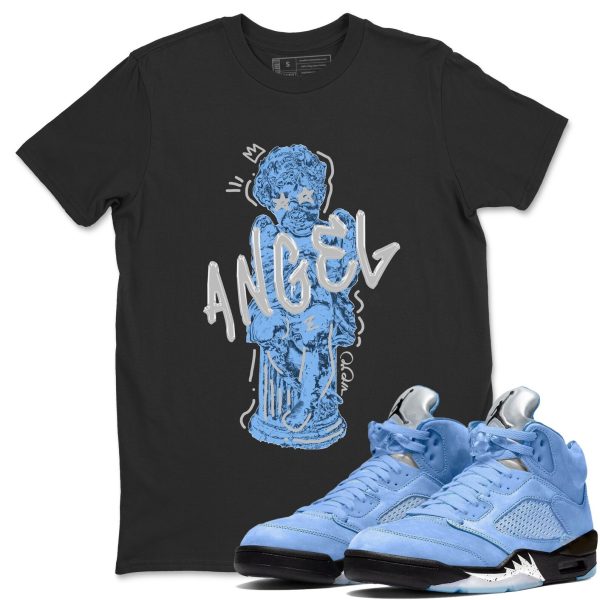 Baby Angel Sneaker Tee - Casual Unisex Cotton Sneaker T-Shirt To Match 5s Retro UNC Jezsport.com