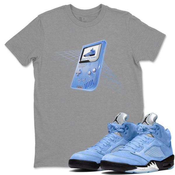 Sneaker Game Boy Sneaker Tee - Casual Unisex Cotton Sneaker T-Shirt To Match 5s Retro UNC Jezsport.com