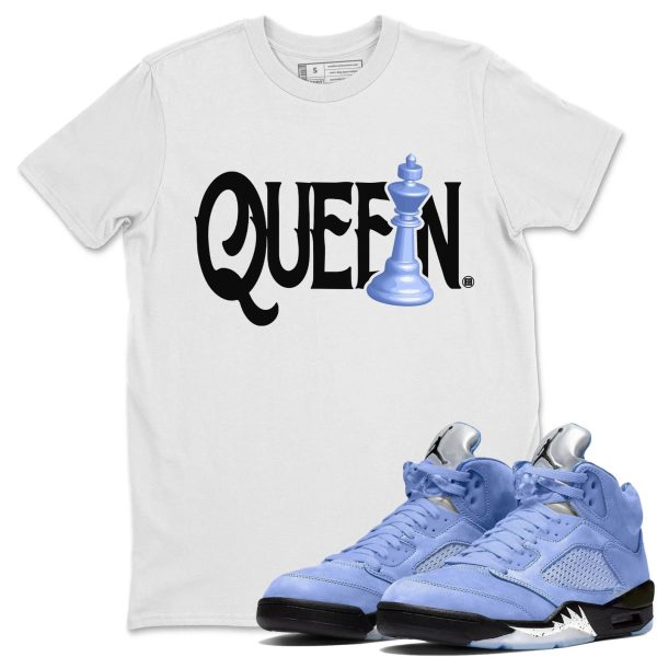 Chess Queen Sneaker Tee - Casual Unisex Cotton Sneaker T-Shirt To Match 5s Retro UNC Jezsport.com