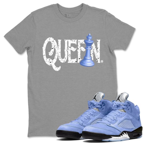 Chess Queen Sneaker Tee - Casual Unisex Cotton Sneaker T-Shirt To Match 5s Retro UNC Jezsport.com