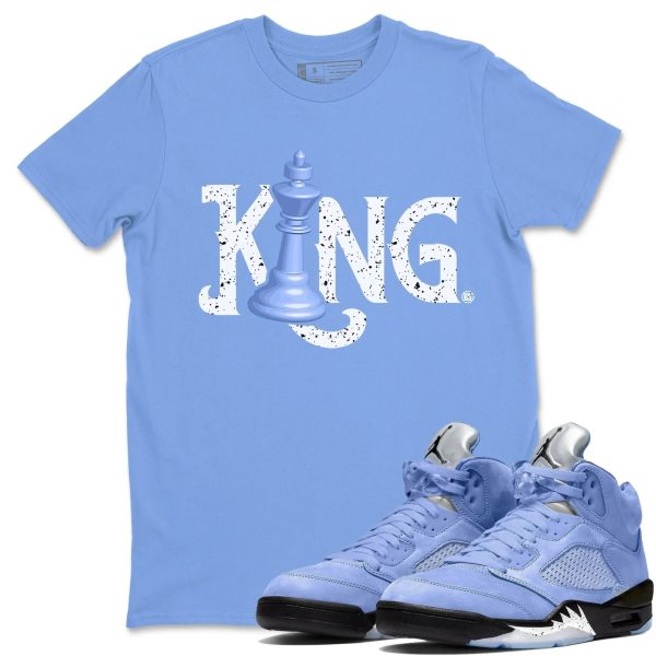 Chess King Sneaker Tee - Casual Unisex Cotton Sneaker T-Shirt To Match 5s Retro UNC Jezsport.com