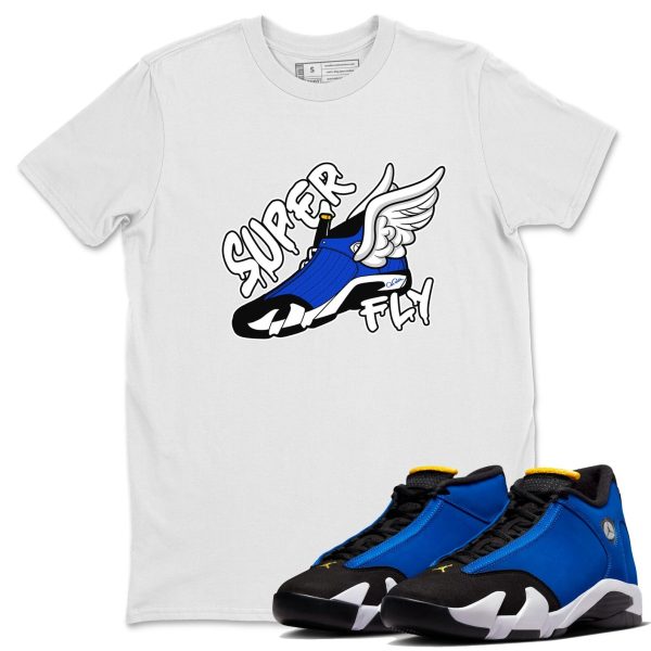 Super Fly Unisex Crew Neck Sneaker Matching Tee Shirt To Match Laney 14s Unisex Sneaker Tee Jezsport.com