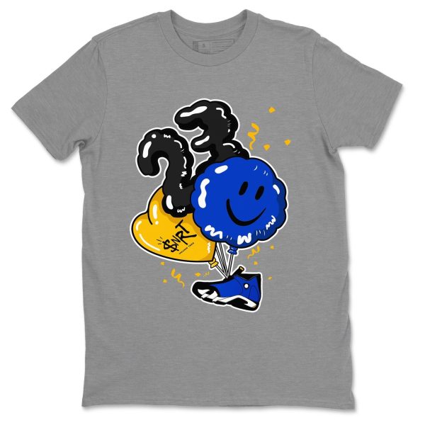 Balloon Unisex Crew Neck Sneaker Matching Tee Shirt To Match Laney 14s Unisex Sneaker Tee Jezsport.com