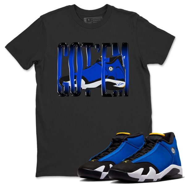 Wiggling Gotem Unisex Crew Neck Sneaker Matching Tee Shirt To Match Laney 14s Unisex Sneaker Tee Jezsport.com