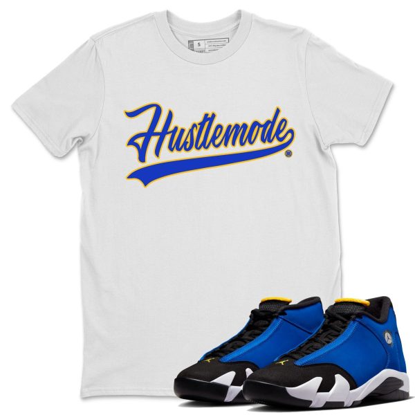 Hustle Mode Unisex Crew Neck Sneaker Matching Tee Shirt To Match Laney 14s Unisex Sneaker Tee Jezsport.com