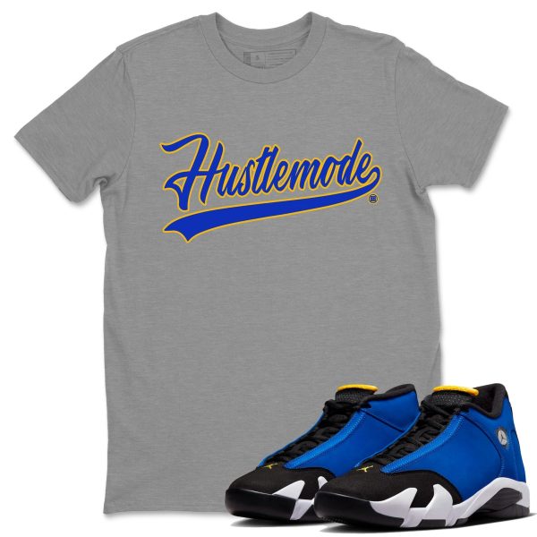 Hustle Mode Unisex Crew Neck Sneaker Matching Tee Shirt To Match Laney 14s Unisex Sneaker Tee Jezsport.com