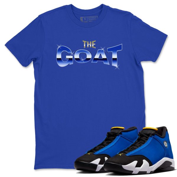 The Goat Unisex Crew Neck Sneaker Matching Tee Shirt To Match Laney 14s Unisex Sneaker Tee Jezsport.com