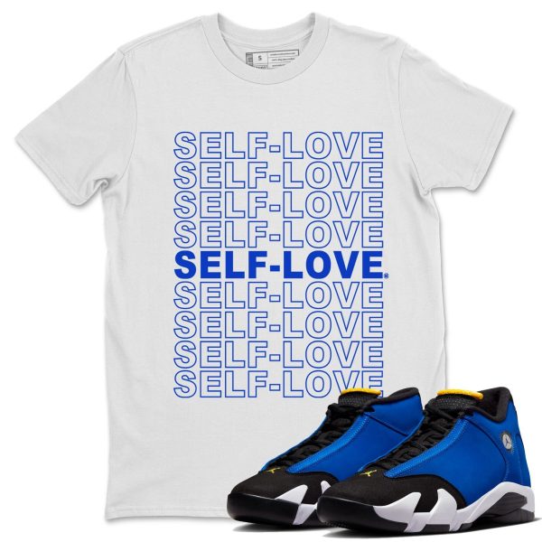 Self Love Unisex Crew Neck Sneaker Matching Tee Shirt To Match Laney 14s Unisex Sneaker Tee Jezsport.com