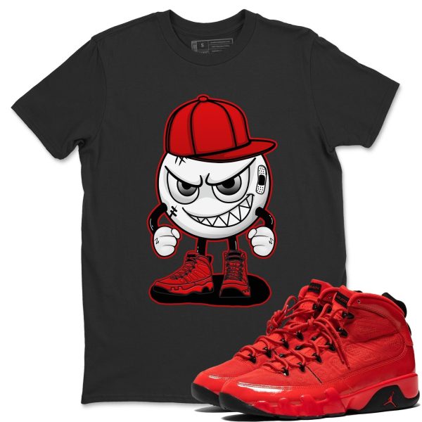 Mischief Sneaker Tee - Casual Unisex Cotton Sneaker T-Shirt To Match 9s Chile Red Jezsport.com