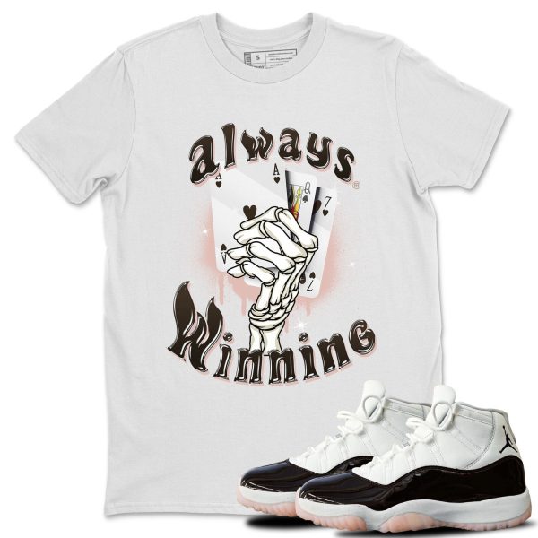 Always Winning Sneaker Tee - Casual Unisex Cotton Sneaker T-Shirt To Match 11s Neapolitan Jezsport.com