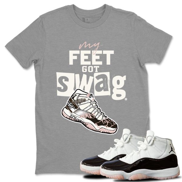 My Feet Got Swag Sneaker Tee - Casual Unisex Cotton Sneaker T-Shirt To Match 11s Neapolitan Jezsport.com