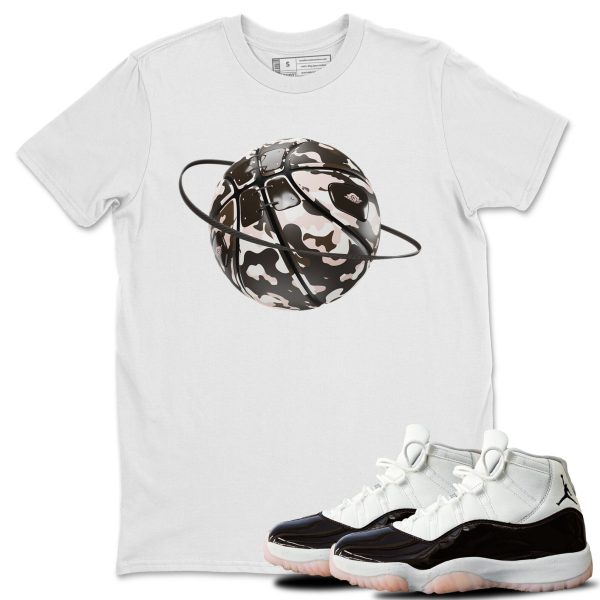 Camo Basketball Planet Sneaker Tee - Casual Unisex Cotton Sneaker T-Shirt To Match 11s Neapolitan Jezsport.com