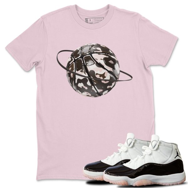 Camo Basketball Planet Sneaker Tee - Casual Unisex Cotton Sneaker T-Shirt To Match 11s Neapolitan Jezsport.com