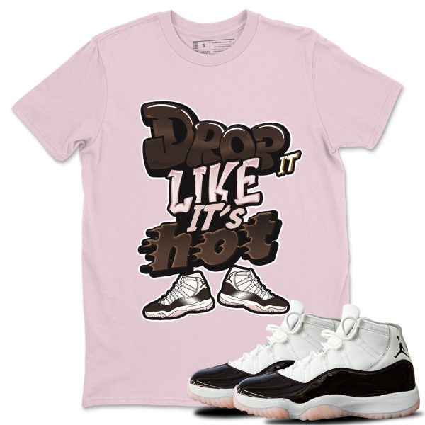 Drop It Like It's Hot Sneaker Tee - Casual Unisex Cotton Sneaker T-Shirt To Match 11s Neapolitan Jezsport.com