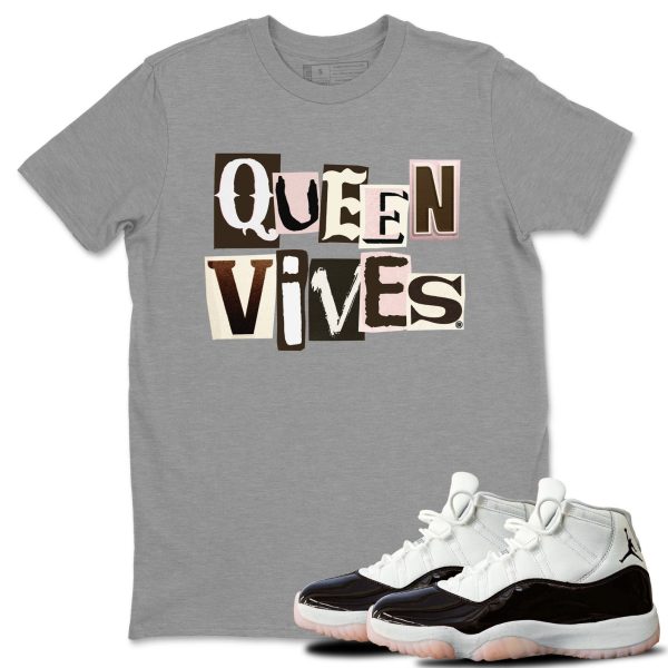 Queen Vibes Sneaker Tee - Casual Unisex Cotton Sneaker T-Shirt To Match 11s Neapolitan Jezsport.com