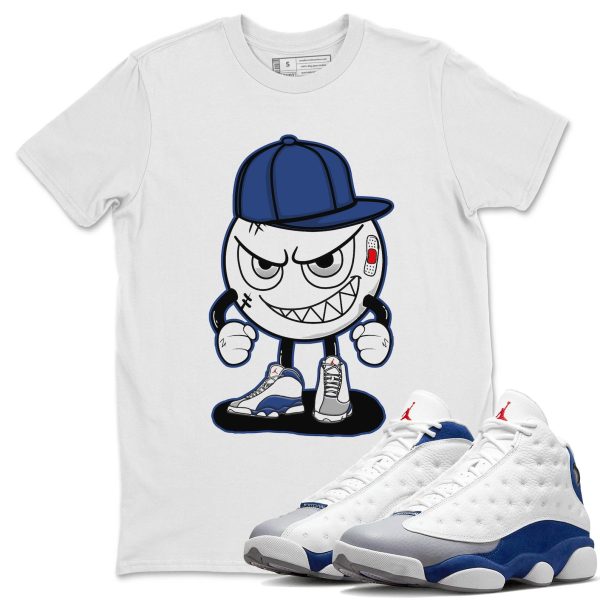 Mischief Sneaker Tee - Casual Unisex Cotton Sneaker T-Shirt To Match 13s French Blue Jezsport.com