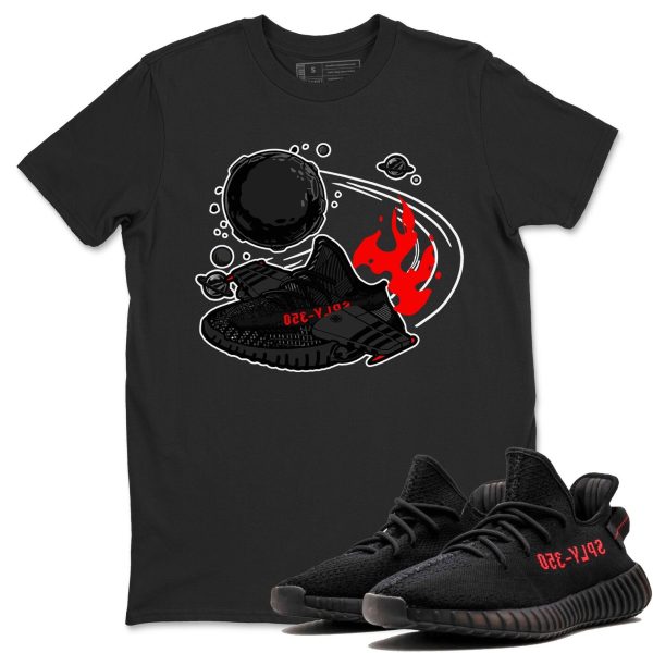 Rocket Boost Unisex Crew Neck Sneaker Matching Tee Shirt To Match Yeezys 350 Bred Jezsport.com