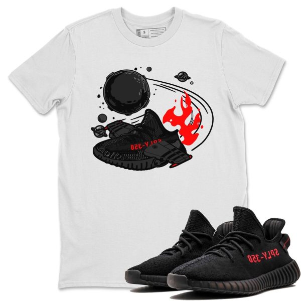 Rocket Boost Unisex Crew Neck Sneaker Matching Tee Shirt To Match Yeezys 350 Bred Jezsport.com