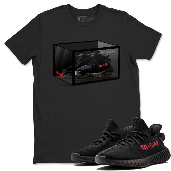 Shoe Box Unisex Crew Neck Sneaker Matching Tee Shirt To Match Yeezys 350 Bred Jezsport.com