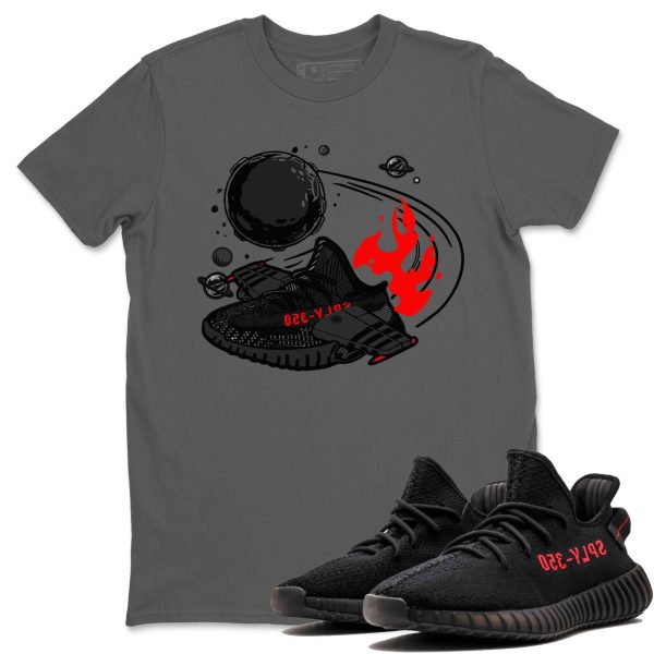 Rocket Boost Unisex Crew Neck Sneaker Matching Tee Shirt To Match Yeezys 350 Bred Jezsport.com