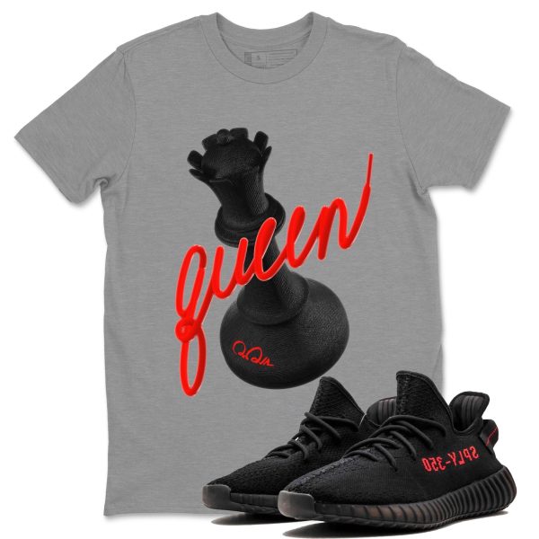 3D Queen Unisex Crew Neck Sneaker Matching Tee Shirt To Match Yeezys 350 Bred Jezsport.com