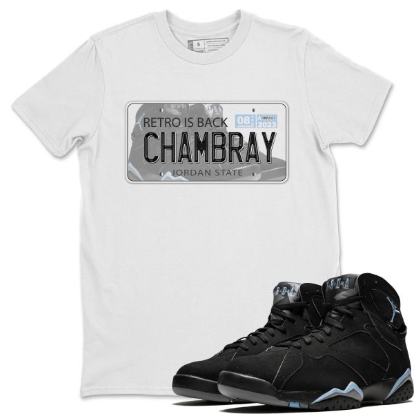 Sneaker Plate Sneaker Tee - Casual Unisex Cotton Sneaker T-Shirt To Match 7s Chambray Jezsport.com