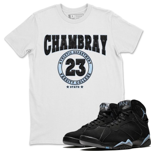 Varsity Sneaker Tee - Casual Unisex Cotton Sneaker T-Shirt To Match 7s Chambray Jezsport.com