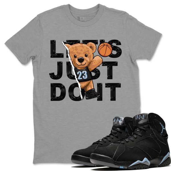 Rip Out Bear Sneaker Tee - Casual Unisex Cotton Sneaker T-Shirt To Match 7s Chambray Jezsport.com