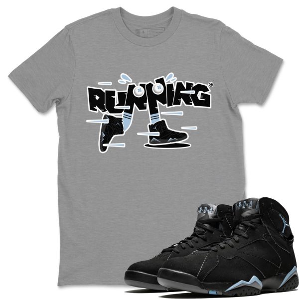 Running Shoes Sneaker Tee - Casual Unisex Cotton Sneaker T-Shirt To Match 7s Chambray Jezsport.com