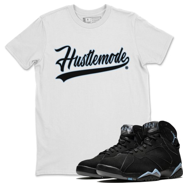 Hustle Mode Sneaker Tee - Casual Unisex Cotton Sneaker T-Shirt To Match 7s Chambray Jezsport.com