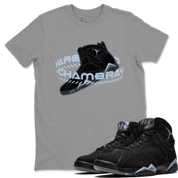 Warping Space Sneaker Tee - Casual Unisex Cotton Sneaker T-Shirt To Match 7s Chambray Jezsport.com