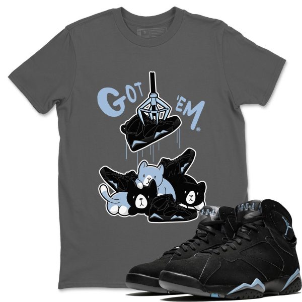 Treasure Hunter Sneaker Tee - Casual Unisex Cotton Sneaker T-Shirt To Match 7s Chambray Jezsport.com