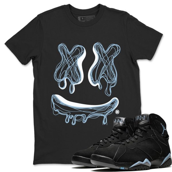 Smile Doodle Sneaker Tee - Casual Unisex Cotton Sneaker T-Shirt To Match 7s Chambray Jezsport.com