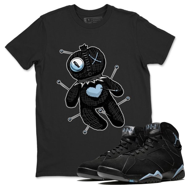 Linen Voodoo Doll Sneaker Tee - Casual Unisex Cotton Sneaker T-Shirt To Match 7s Chambray Jezsport.com