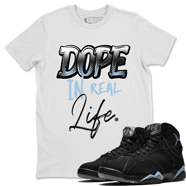 Dope In Real Life Sneaker Tee - Casual Unisex Cotton Sneaker T-Shirt To Match 7s Chambray Jezsport.com