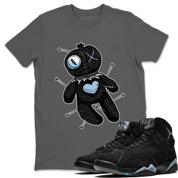 Linen Voodoo Doll Sneaker Tee - Casual Unisex Cotton Sneaker T-Shirt To Match 7s Chambray Jezsport.com