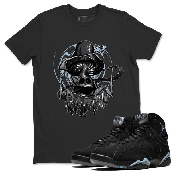 Trippin Mushroom Sneaker Tee - Casual Unisex Cotton Sneaker T-Shirt To Match 7s Chambray Jezsport.com