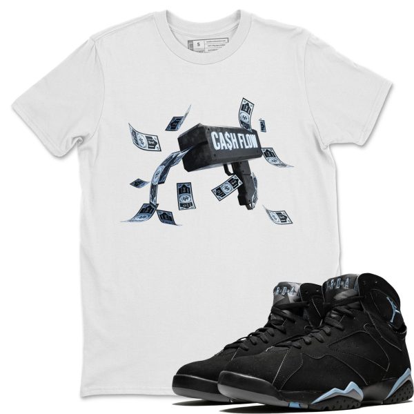 Cash Flow Sneaker Tee - Casual Unisex Cotton Sneaker T-Shirt To Match 7s Chambray Jezsport.com