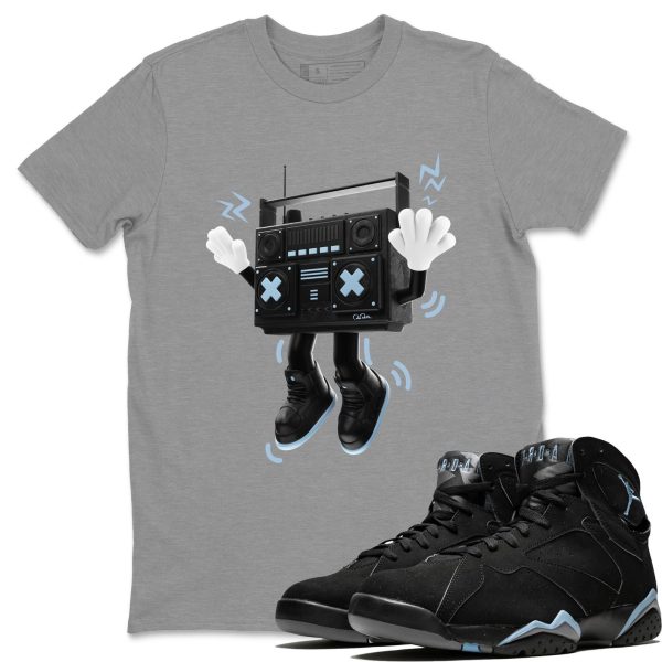 90s Radio Boy Sneaker Tee - Casual Unisex Cotton Sneaker T-Shirt To Match 7s Chambray Jezsport.com