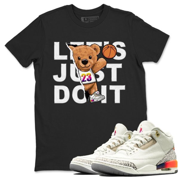 Rip Out Bear Sneaker Tee - Casual Unisex Cotton Sneaker Matching T-Shirt To Match 3s X J Balvin Jezsport.com