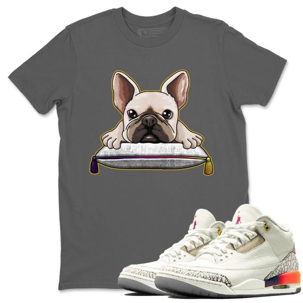 French Bulldog Sneaker Tee - Casual Unisex Cotton Sneaker Matching T-Shirt To Match 3s X J Balvin Jezsport.com