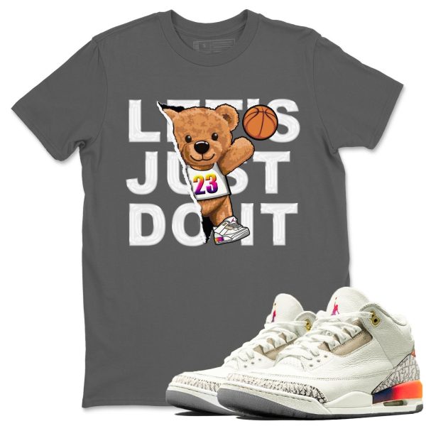 Rip Out Bear Sneaker Tee - Casual Unisex Cotton Sneaker Matching T-Shirt To Match 3s X J Balvin Jezsport.com